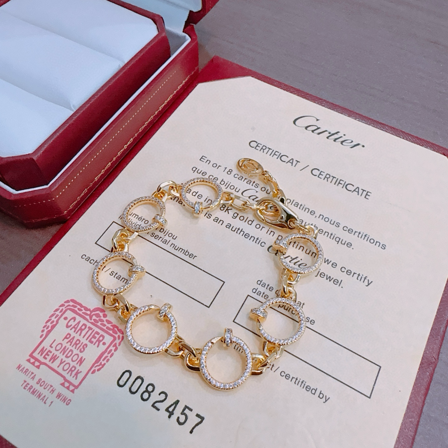 [⭐JeweliWhal Jewelry] LOVE&JUSTE BRACELET DIAMONDS