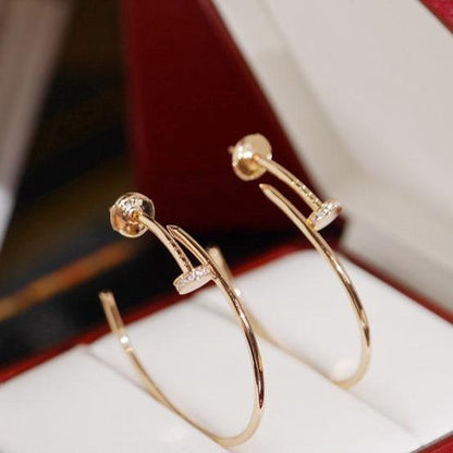 [⭐JeweliWhal]JUSTE EARRINGS DIAMONDS 1.8MM