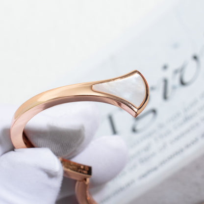 [⭐JeweliWhal]DREAM BRACELET OPEN PINK GOLD MOP