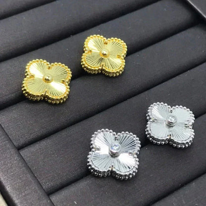 [⭐JeweliWhal] أقراط الليزر CLOVER MINI 9.5MM