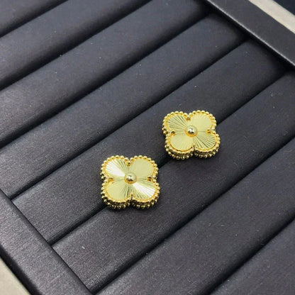 [⭐JeweliWhal] أقراط الليزر CLOVER MINI 9.5MM