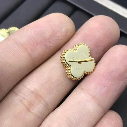 [⭐JeweliWhal] أقراط الليزر CLOVER MINI 9.5MM