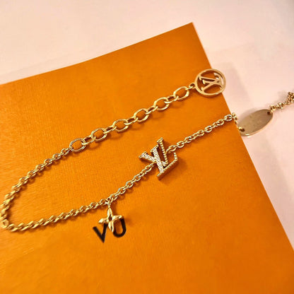 [⭐JeweliWhal]LOGO STAR MOTIF GOLD BRACELET
