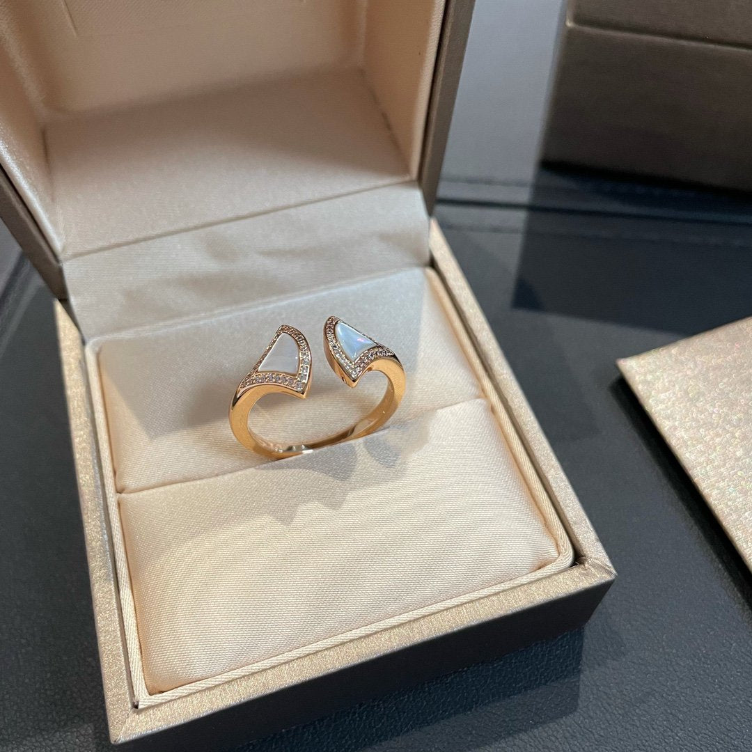 [⭐JeweliWhal]DREAM MOP DIAMOND OPEN RING