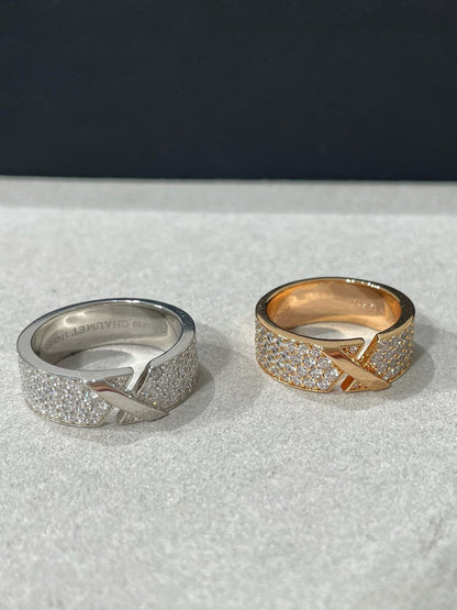 [⭐JeweliWhal]LIENS EVIDENCE  DIAMOND PAVED RING