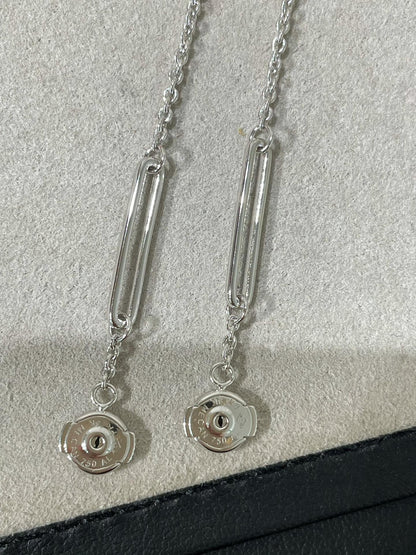 [⭐JeweliWhal]CHAINE CHAOS DIAMOND DROP EARRINGS