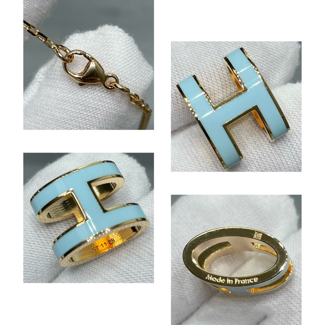 [⭐JeweliWhal] POP H SKY BLUE قلادة