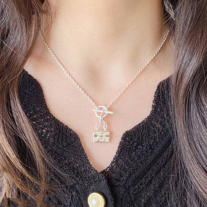 [⭐JeweliWhal]CONSTANCE PEDANT SILVER NECKLACE