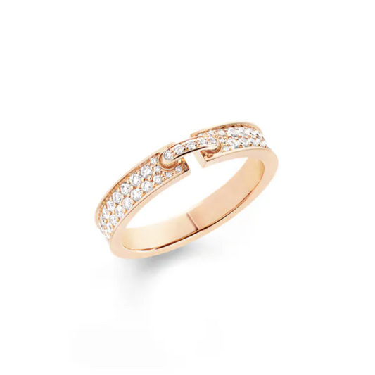 [⭐JeweliWhal]ALLIANCE LIENS VIDENCE PAVED DIAMOND 4MM RING