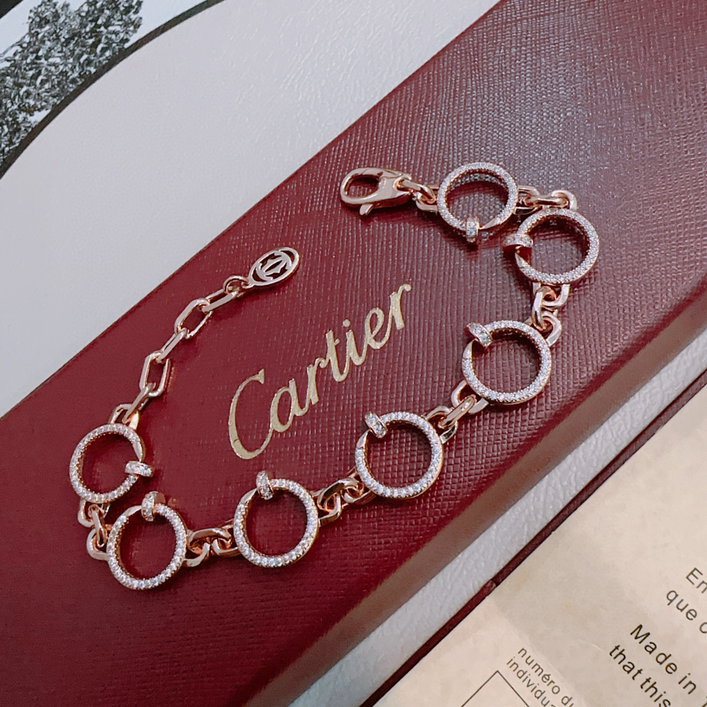 [⭐JeweliWhal Jewelry] LOVE&JUSTE BRACELET DIAMONDS