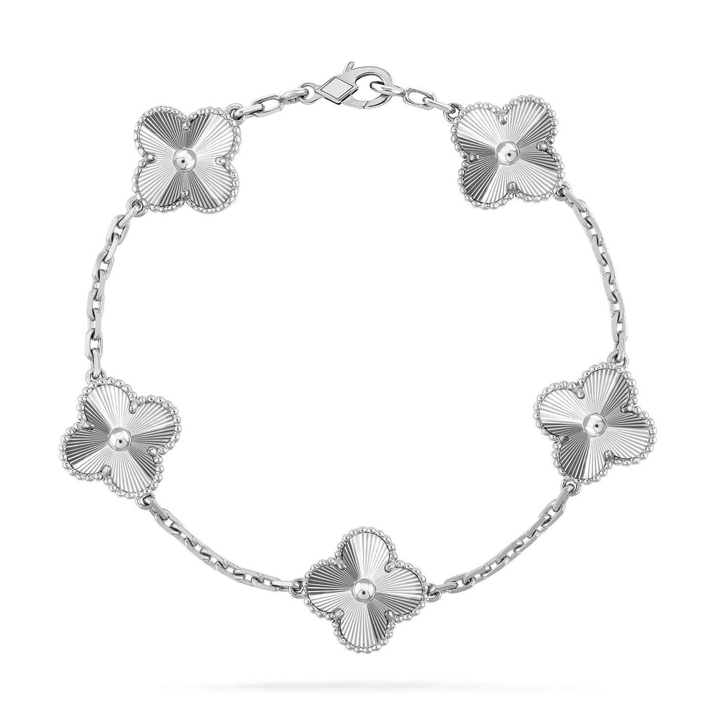 [⭐JeweliWhal] CLOVER 5 MOTIF LASER BRACELET COLLECTION