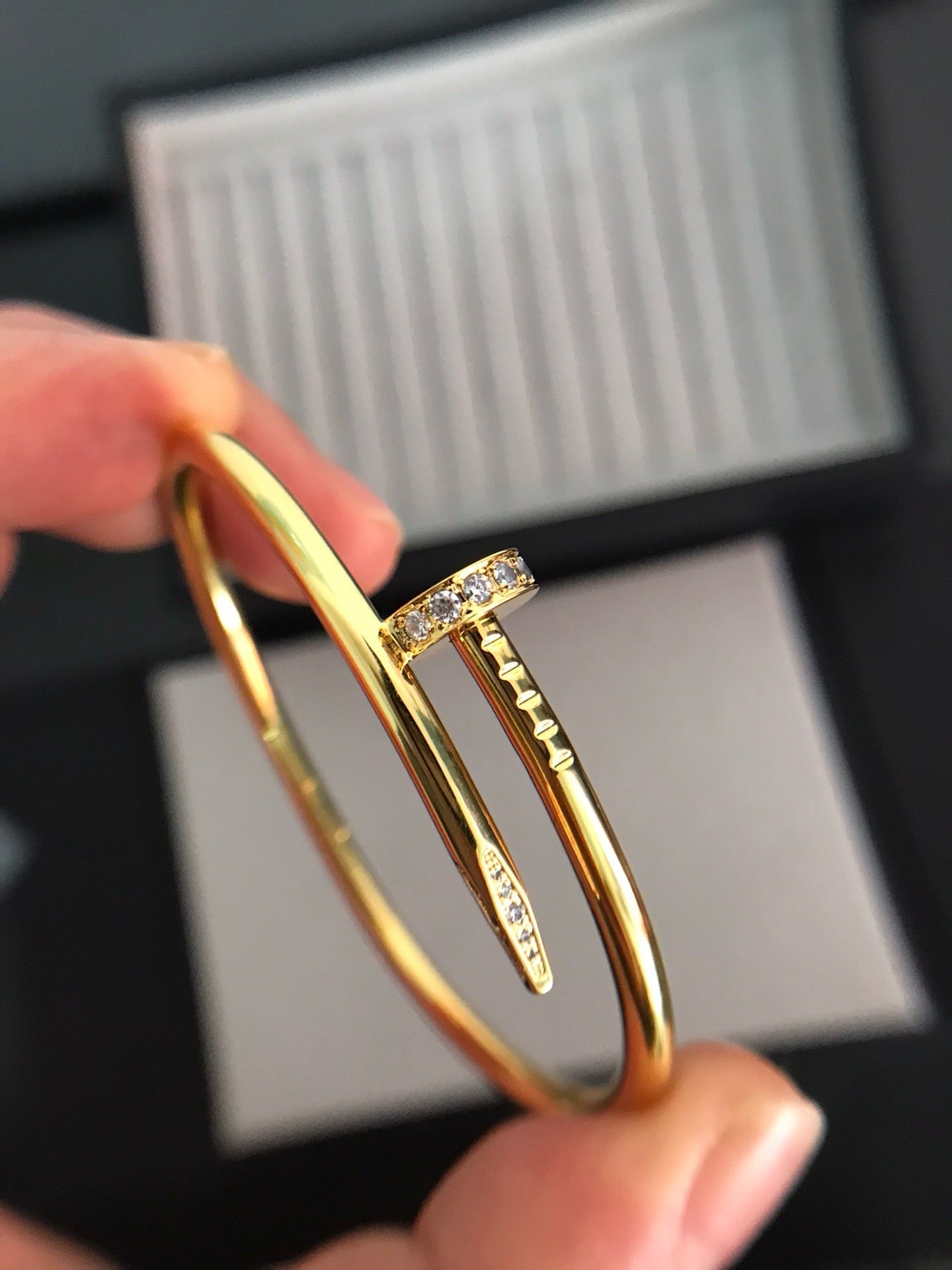 [⭐JeweliWhal]JUSTE BRACELET 3.5MM DIAMONDS