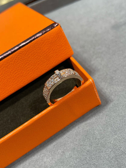 [⭐JeweliWhal]KELLY PINK GOLD DIAMOND RING