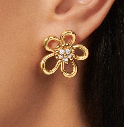 [⭐JeweliWhal] أقراط FLOWERLACE