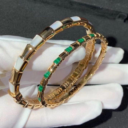 [⭐JeweliWhal]SERPENTI BRACELET PINK GOLD MOP
