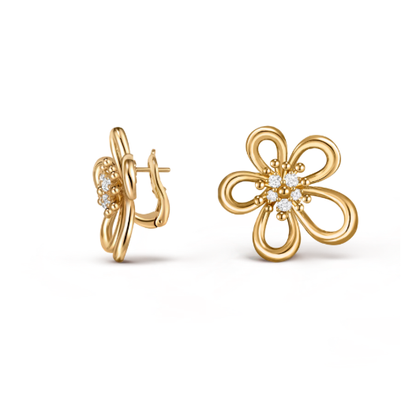 [⭐JeweliWhal] أقراط FLOWERLACE