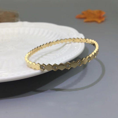 [⭐JeweliWhal]BEE LOVE GOLD DIAMOND BRACELET