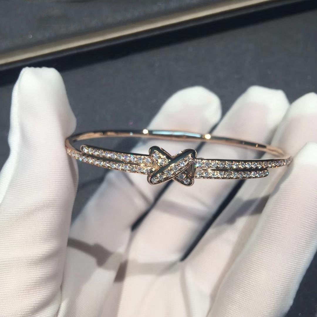 [⭐JeweliWhal]JEUX DE BRACELET DIAMONDS PINK GOLD